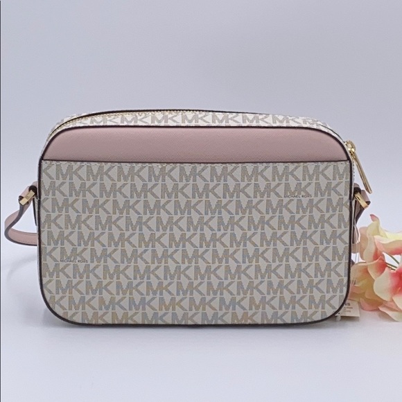 MICHAEL KORS LG EW ZP CHAIN XBODY POWDER BLUSH MLT - Picture 6 of 16
